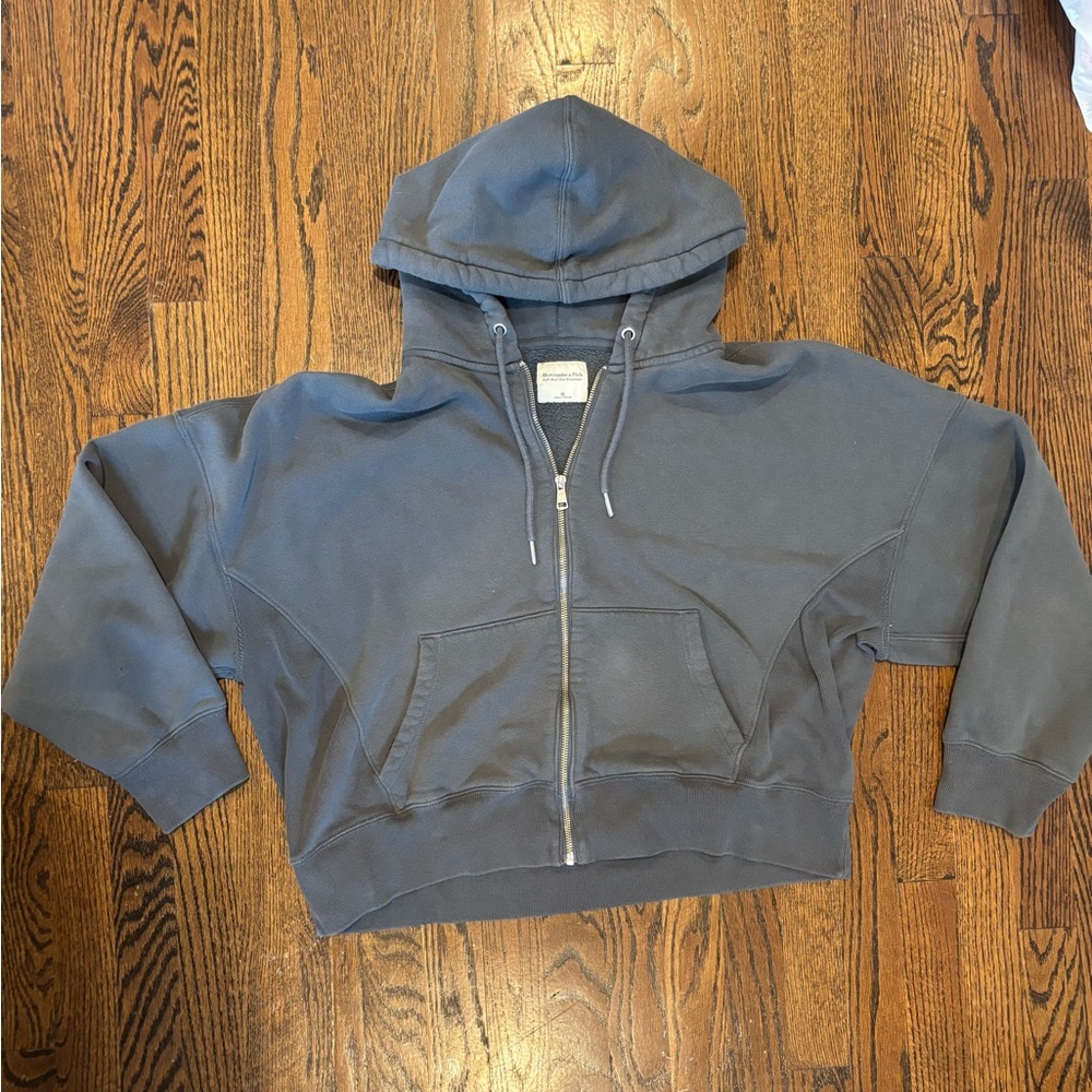 Abercrombie & Fitch Soft A&F Charcoal Hoodie, Size XL
